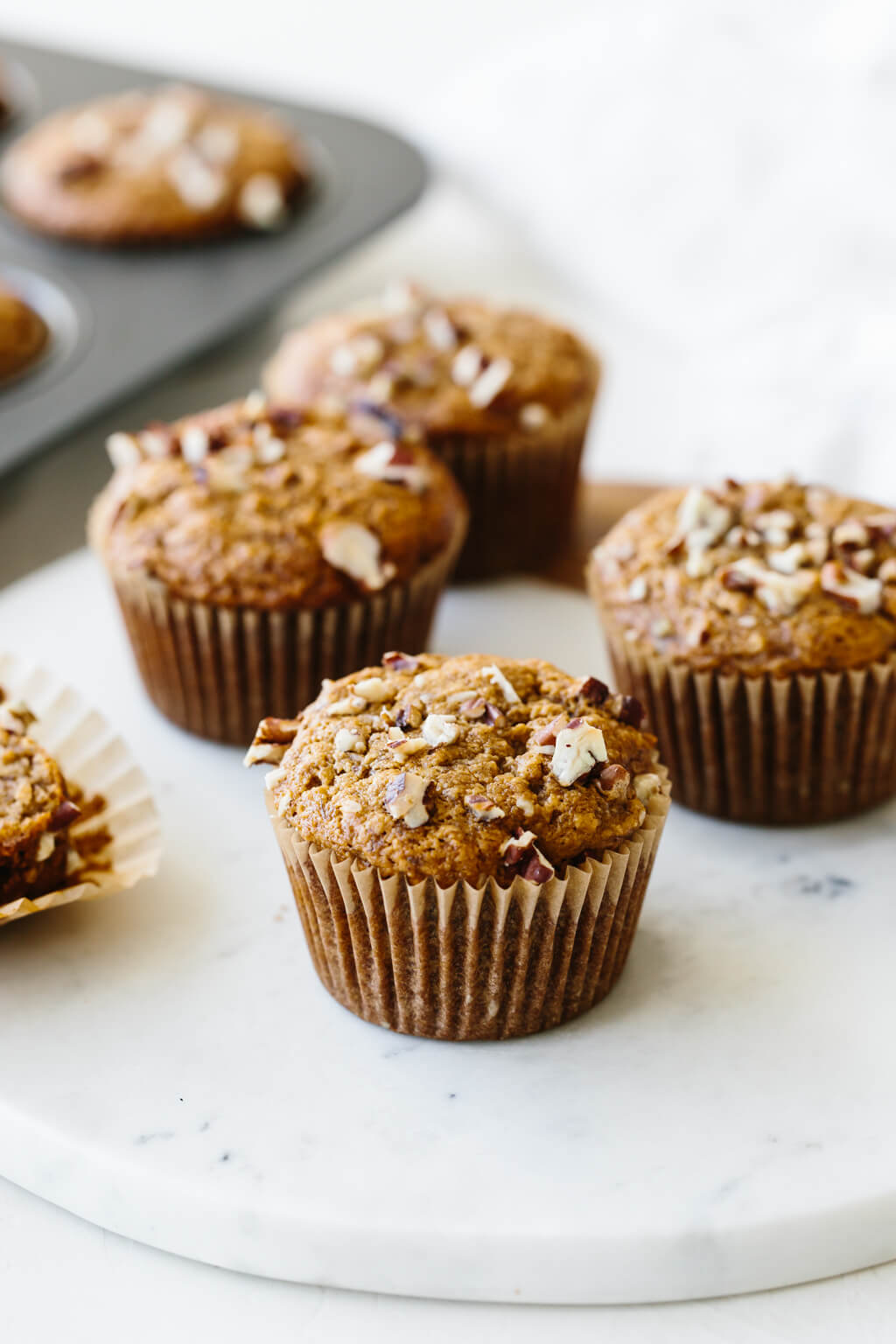 Paleo banana nut muffins are easy to make, delicious and gluten-free and dairy-free. The perfect healthy breakfast recipe and snack!