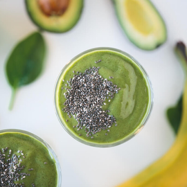 Post Workout Green Smoothie. This vitamin, nutrient and protein-packed green smoothie is perfect after a workout or to start your day on the right foot!