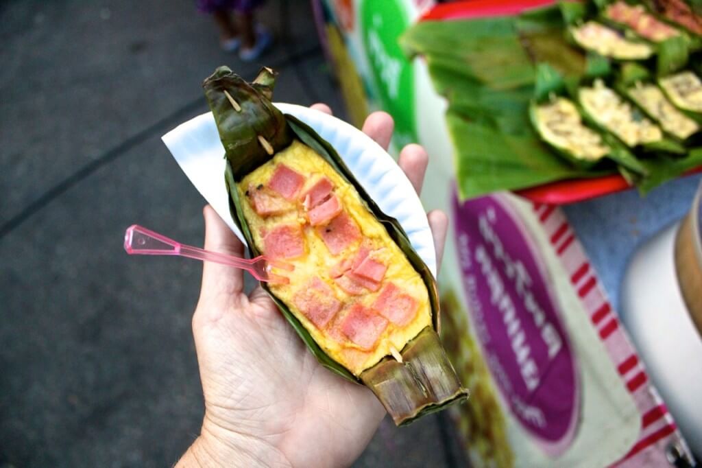 Thailand street food egg boats